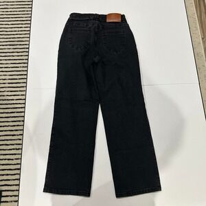 SIDEFEEL black relaxed fit jeans size 4